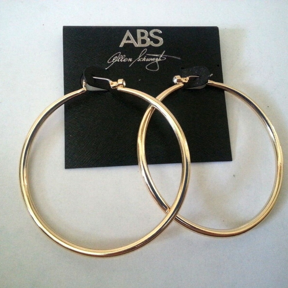 COPY - ABS Gold-Tone Hoop Earrings